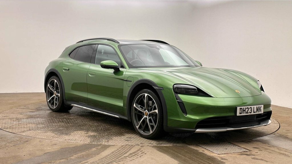 Porsche Taycan Estate Green