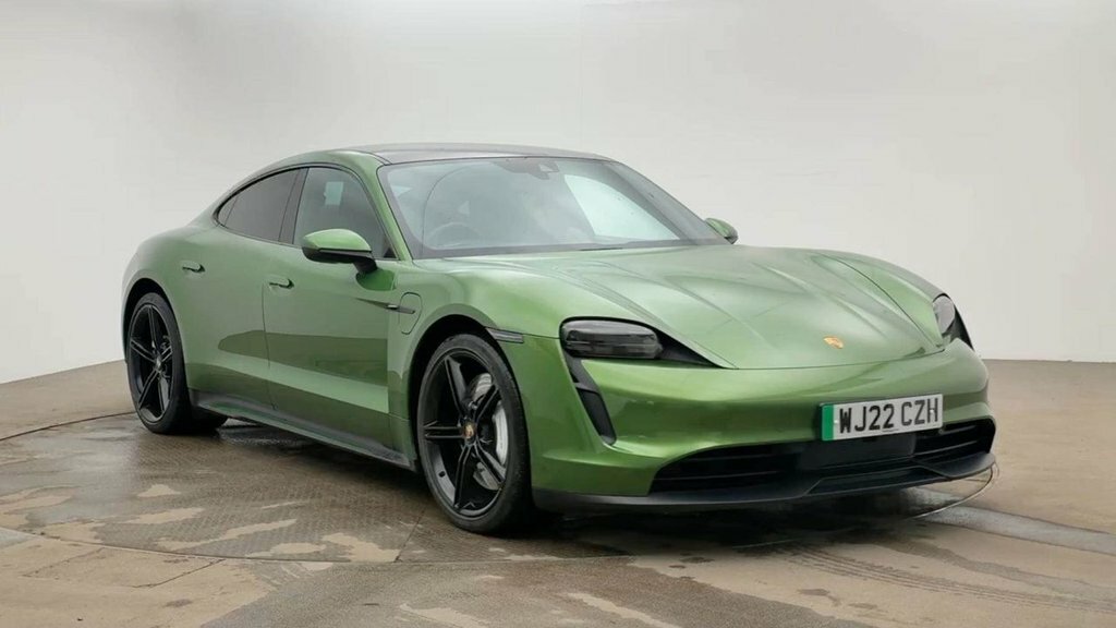 Porsche Taycan Saloon Green