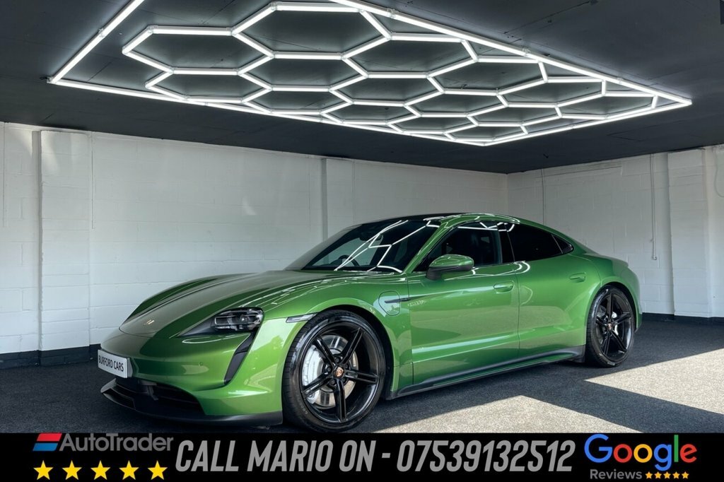 Porsche Taycan Saloon Green