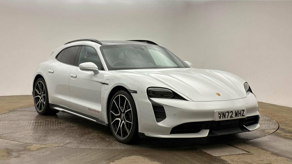 Porsche Taycan Estate White