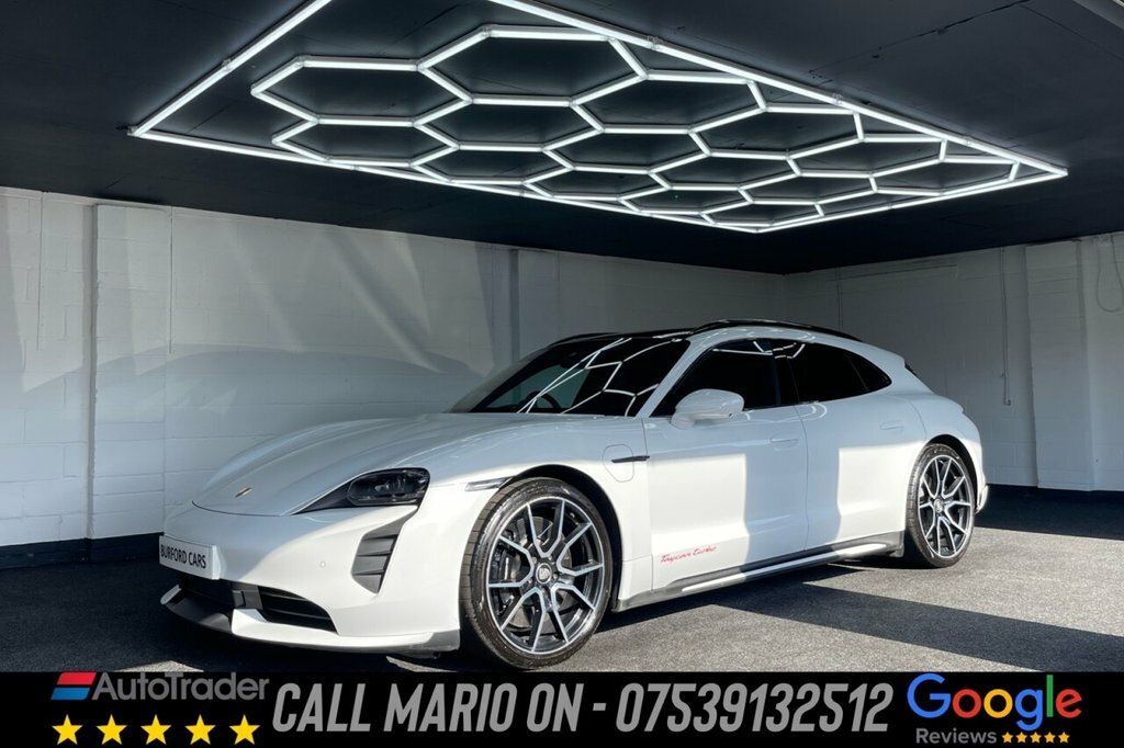 Porsche Taycan Estate White