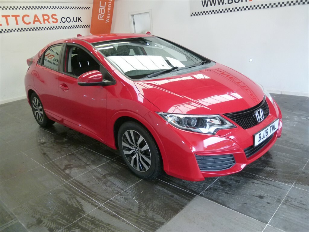 Honda Civic I-vtec S Red #3