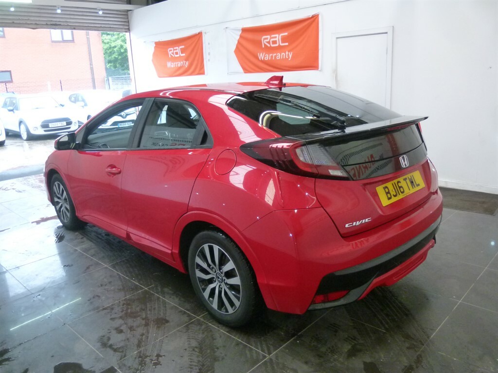 Honda Civic I-vtec S Red #6