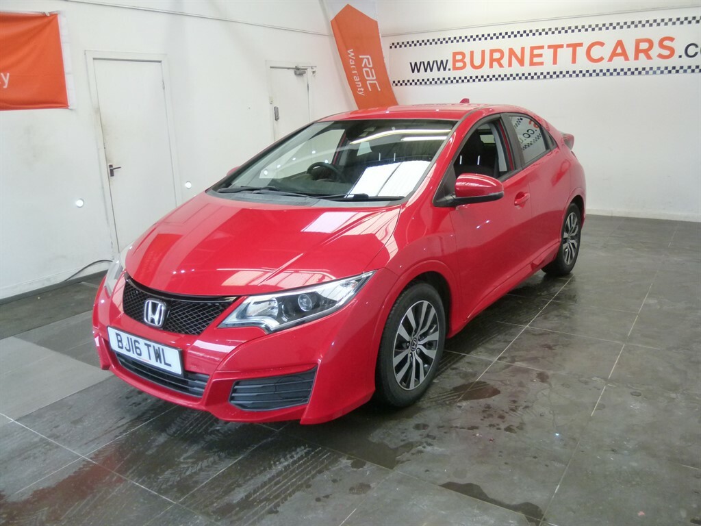 Honda Civic I-vtec S Red #5