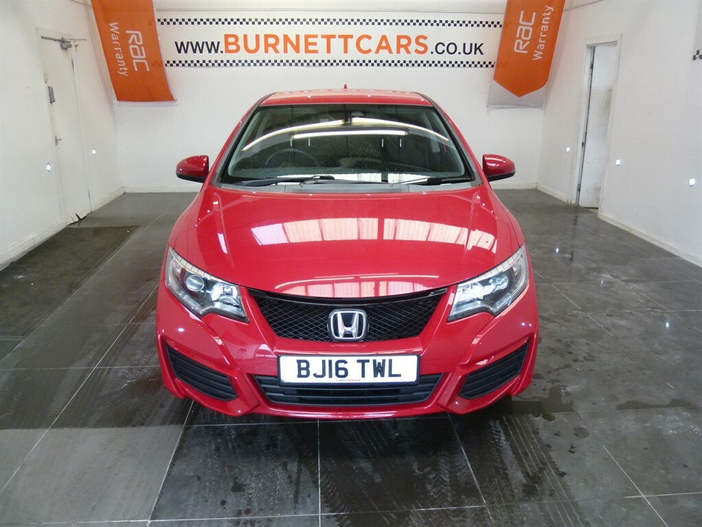 Honda Civic I-vtec S Red #4