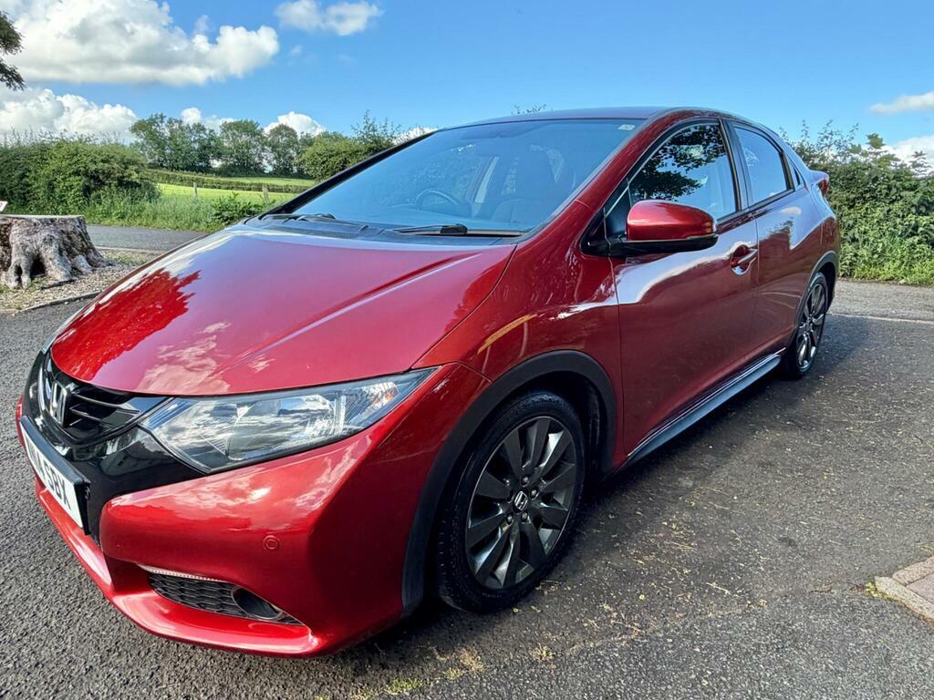 Honda Civic 1.8 I-vtec Se Plus Euro 5 S S Red #4