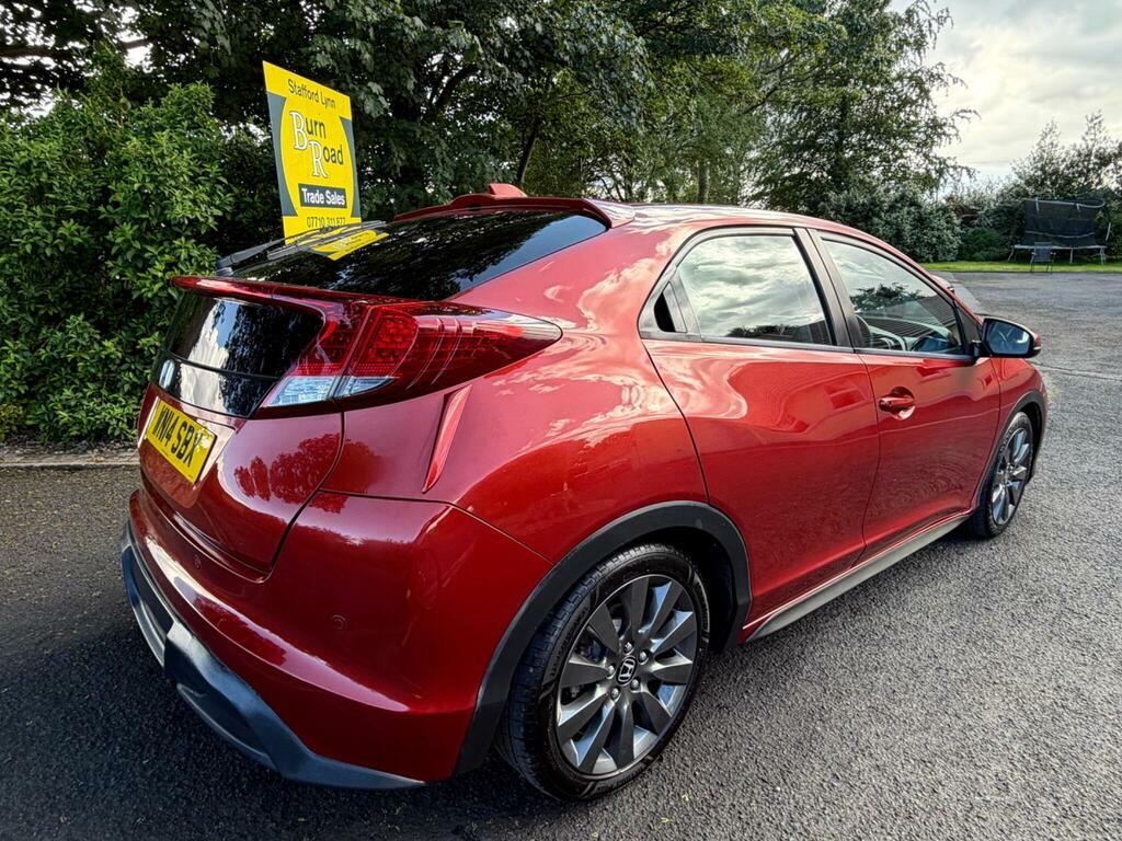 Honda Civic 1.8 I-vtec Se Plus Euro 5 S S Red #2