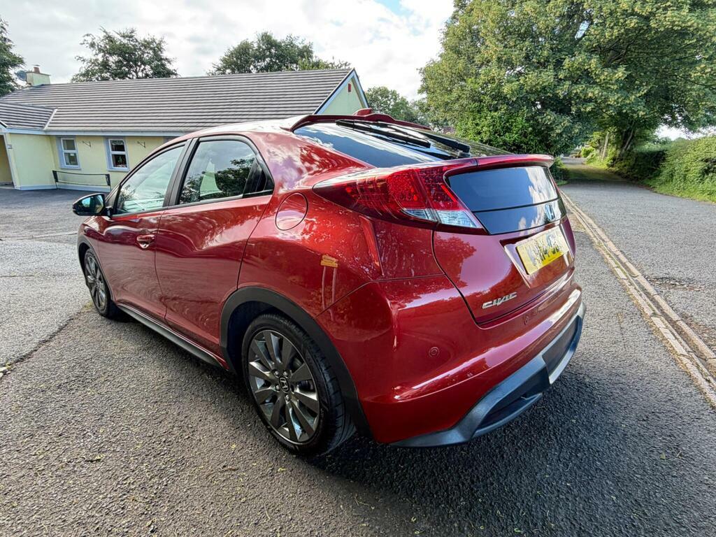 Honda Civic 1.8 I-vtec Se Plus Euro 5 S S Red #5