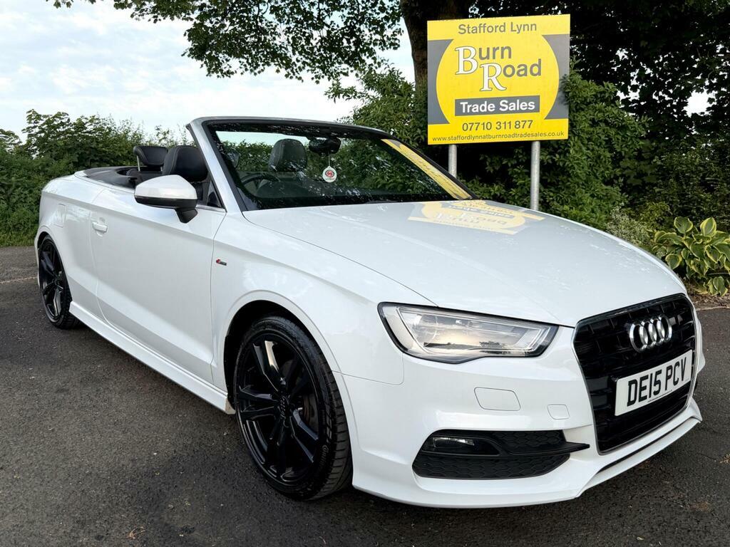 Audi A3 Cabriolet 2.0 Tdi S Line Euro 6 S S White