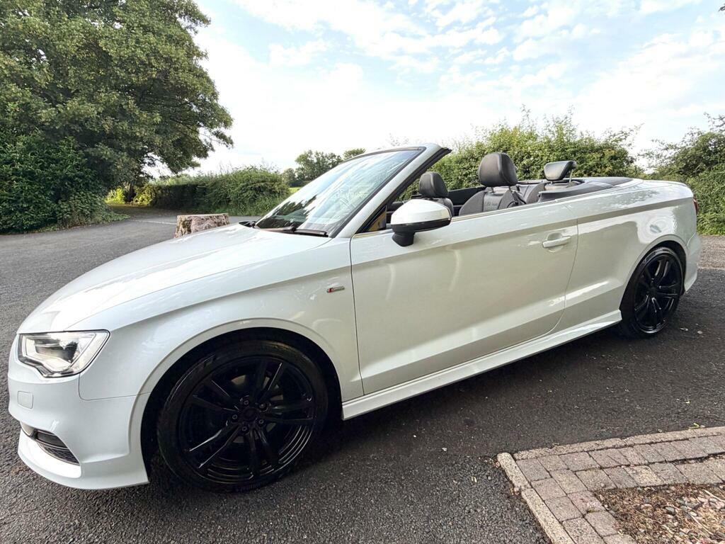 Audi A3 Cabriolet 2.0 Tdi S Line Euro 6 S S White #4