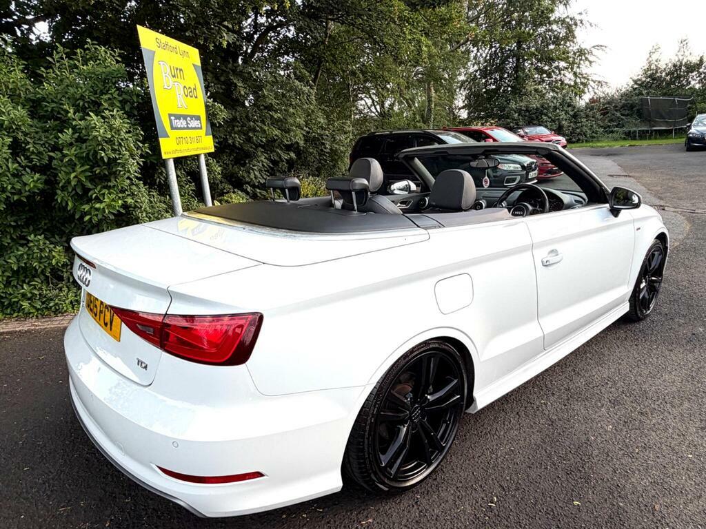 Audi A3 Cabriolet 2.0 Tdi S Line Euro 6 S S White #2