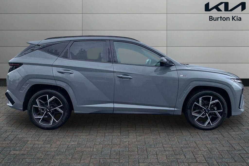 Hyundai Tucson 1.6 T-gdi N Line S Suv Hybrid Euro YO24WHH Grey #3