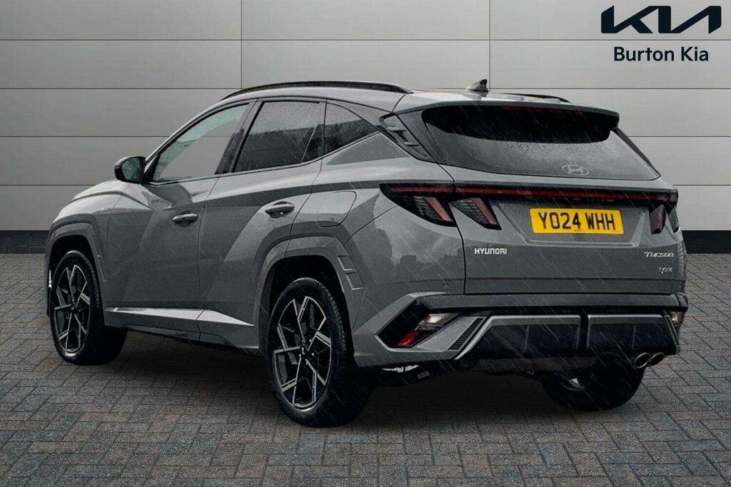 Hyundai Tucson 1.6 T-gdi N Line S Suv Hybrid Euro YO24WHH Grey #2