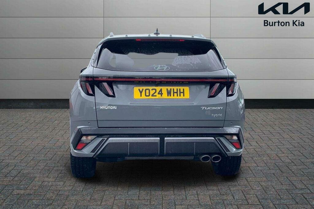 Hyundai Tucson 1.6 T-gdi N Line S Suv Hybrid Euro YO24WHH Grey #4