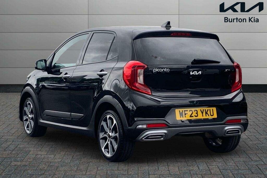 Kia Picanto 1.0 Dpi X-line S Hatchback Amt Euro 6 WF23YKU Black #2