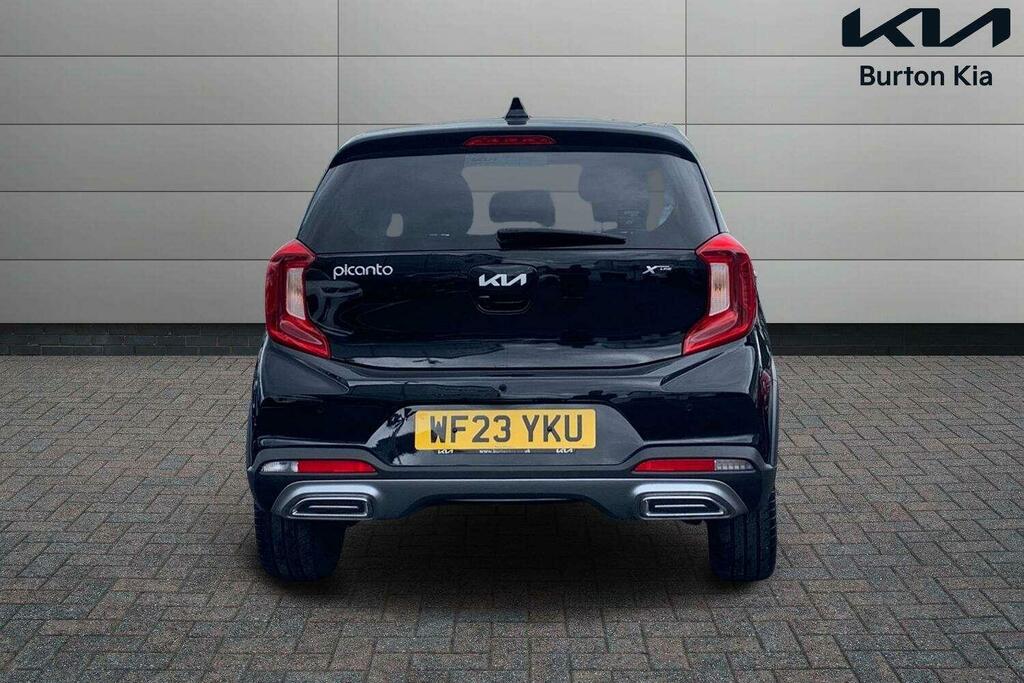 Kia Picanto 1.0 Dpi X-line S Hatchback Amt Euro 6 WF23YKU Black #4