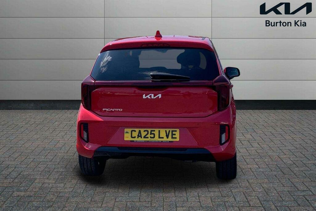 Kia Picanto 1.0 3 Hatchback Amt Euro 6 Ss 62 Bh CA25LVE Red #4