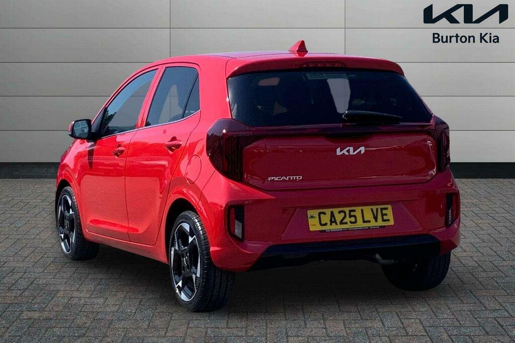 Kia Picanto 1.0 3 Hatchback Amt Euro 6 Ss 62 Bh CA25LVE Red #2
