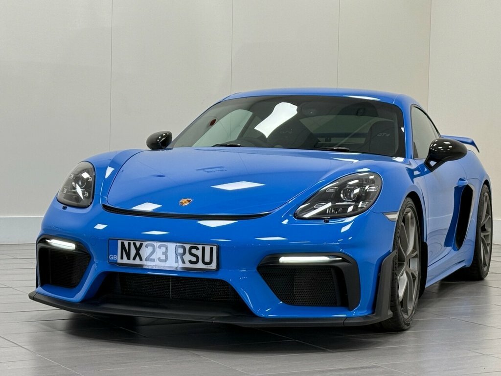 Porsche 718 Cayman 4L Gt4 Blue #6