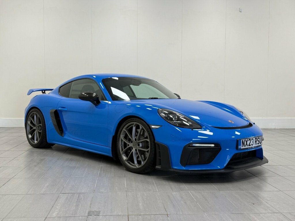 Porsche 718 Cayman 4L Gt4 Blue #4