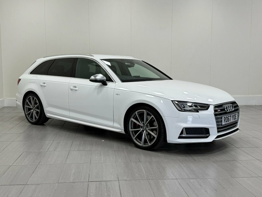 Audi S4 Estate White #4