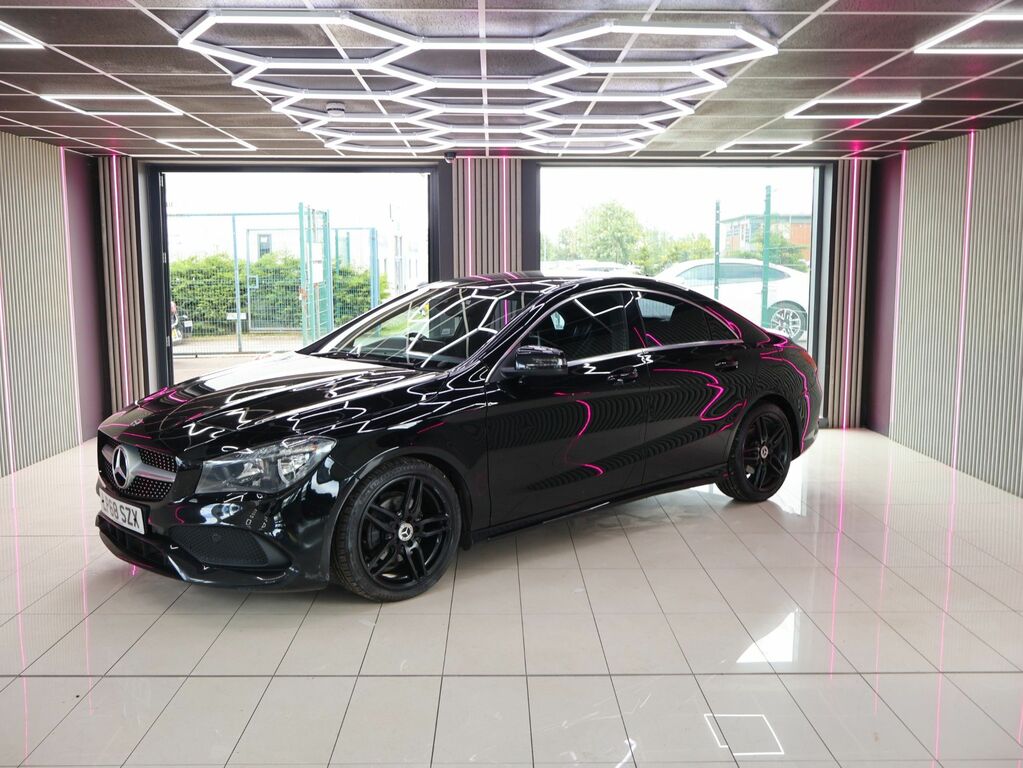 Mercedes-Benz CLA Class 2018 1.6 Cla200 Amg Line Edition Coupe Black