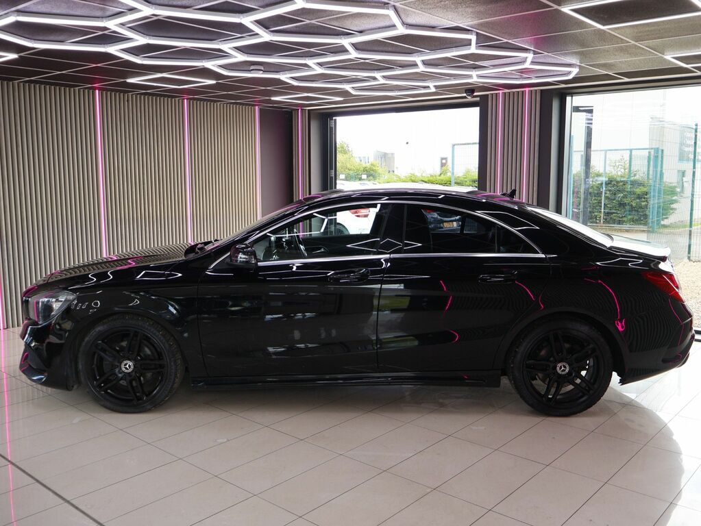 Mercedes-Benz CLA Class 2018 1.6 Cla200 Amg Line Edition Coupe LP68SZX Black #2