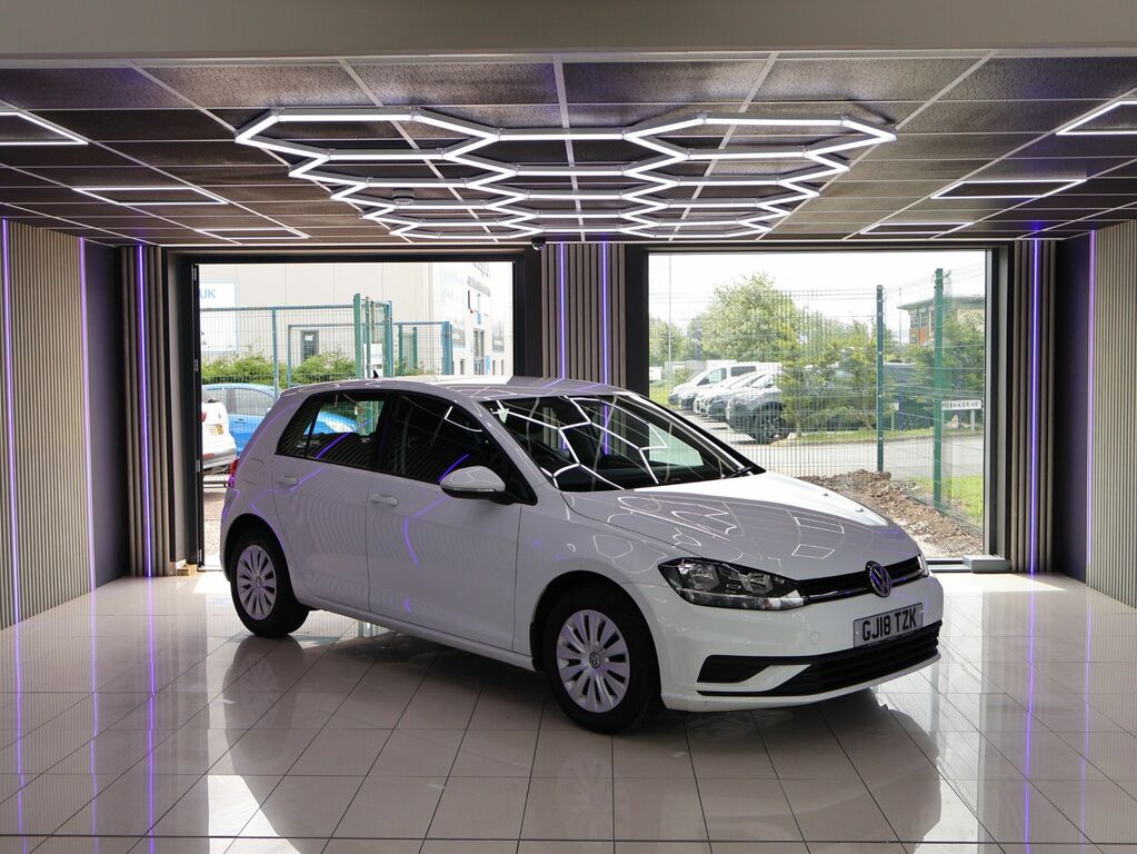 Volkswagen Golf 2018 1.6 Tdi S Hatchback Euro 6 White