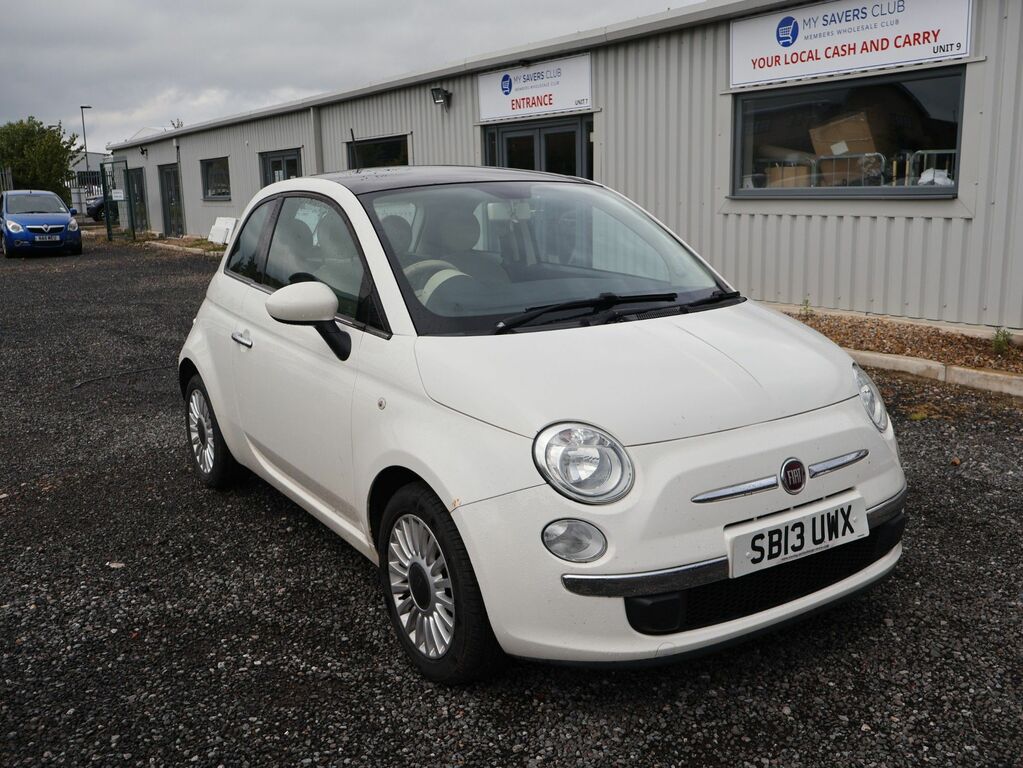 Fiat 500 2013 1.2 Lounge Hatchback Euro 4 SB13UWX White #2