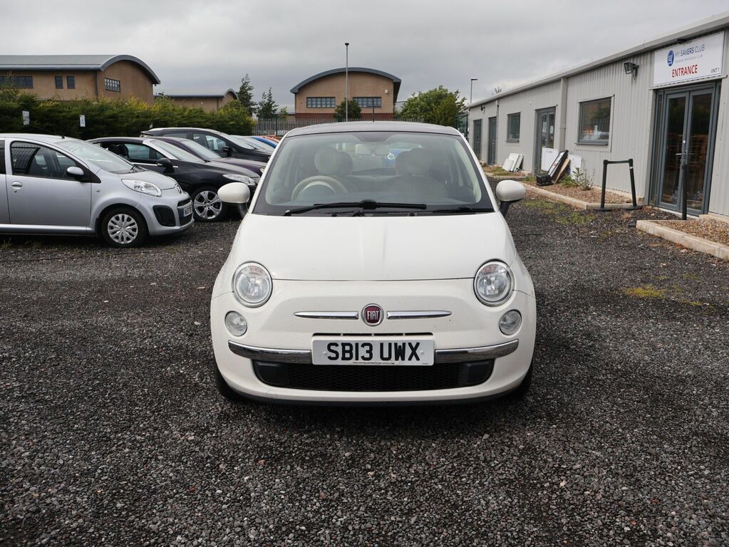 Fiat 500 2013 1.2 Lounge Hatchback Euro 4 SB13UWX White #3