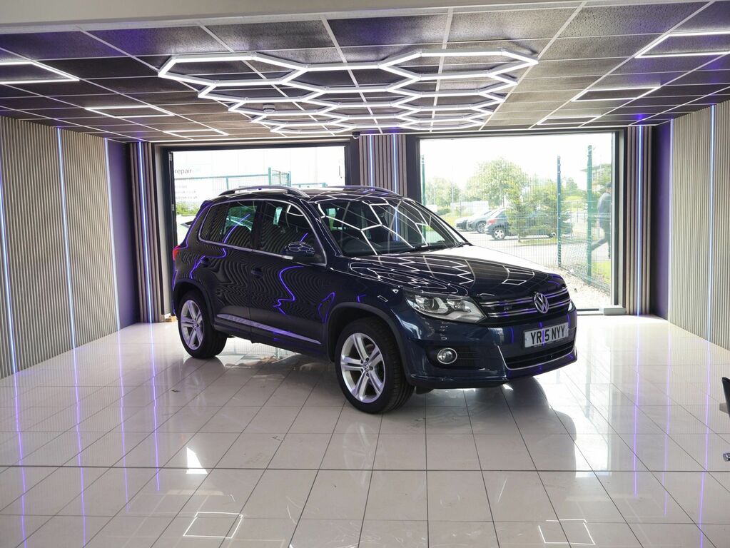 Volkswagen Tiguan 2015 2.0 Tdi Bluemotion Tech R-line Suv Blue