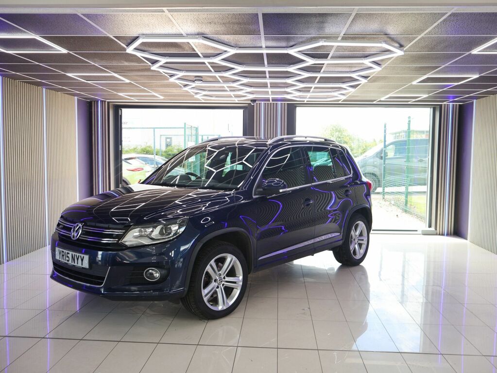 Volkswagen Tiguan 2015 2.0 Tdi Bluemotion Tech R-line Suv Blue #2