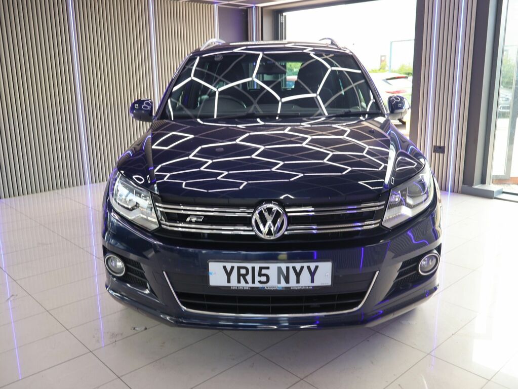 Volkswagen Tiguan 2015 2.0 Tdi Bluemotion Tech R-line Suv Blue #5