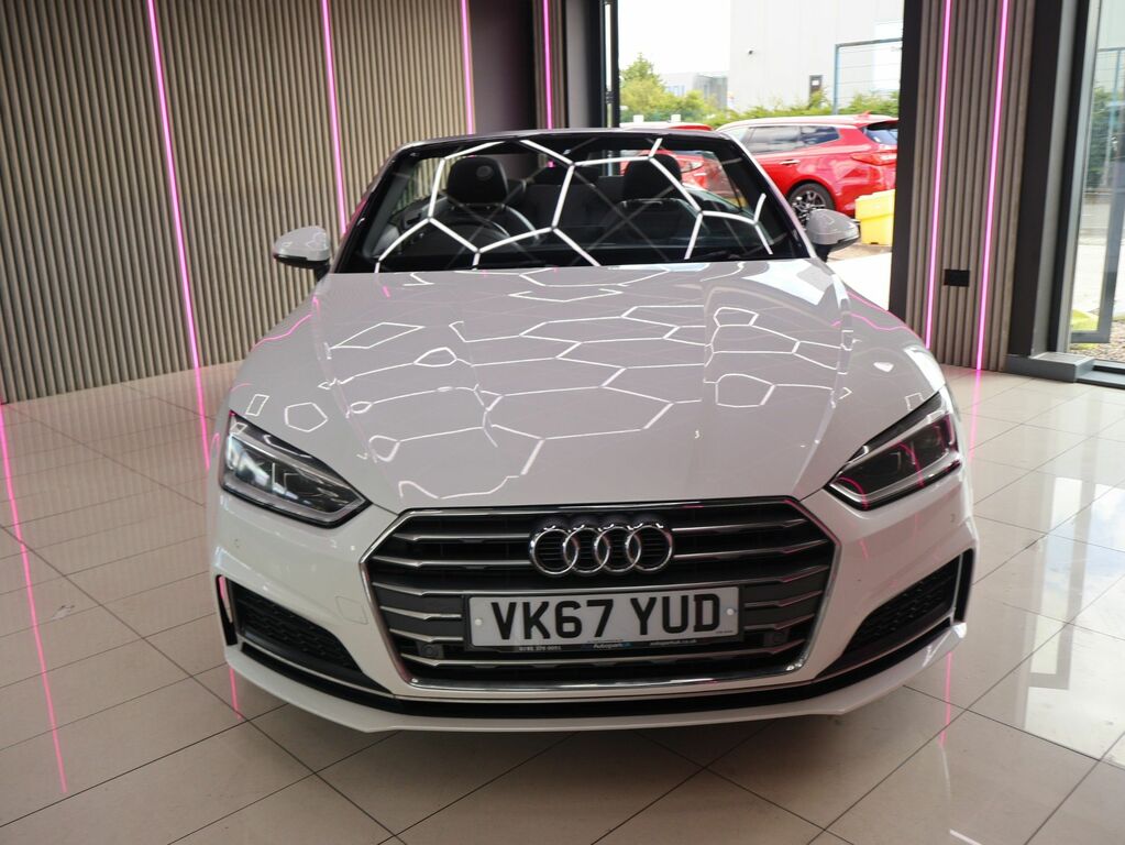 Audi A5 2017 2.0 Tfsi S Line Convertible S Tron White #6