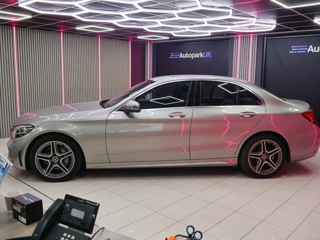 Mercedes-Benz C Class 2018 2.0 C220d Amg Line Saloon G-tronic Silver