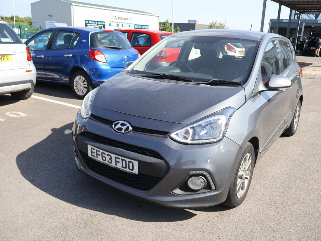 Hyundai I10 2013 1.2 Premium Hatchback Euro EF63FDO Grey #3