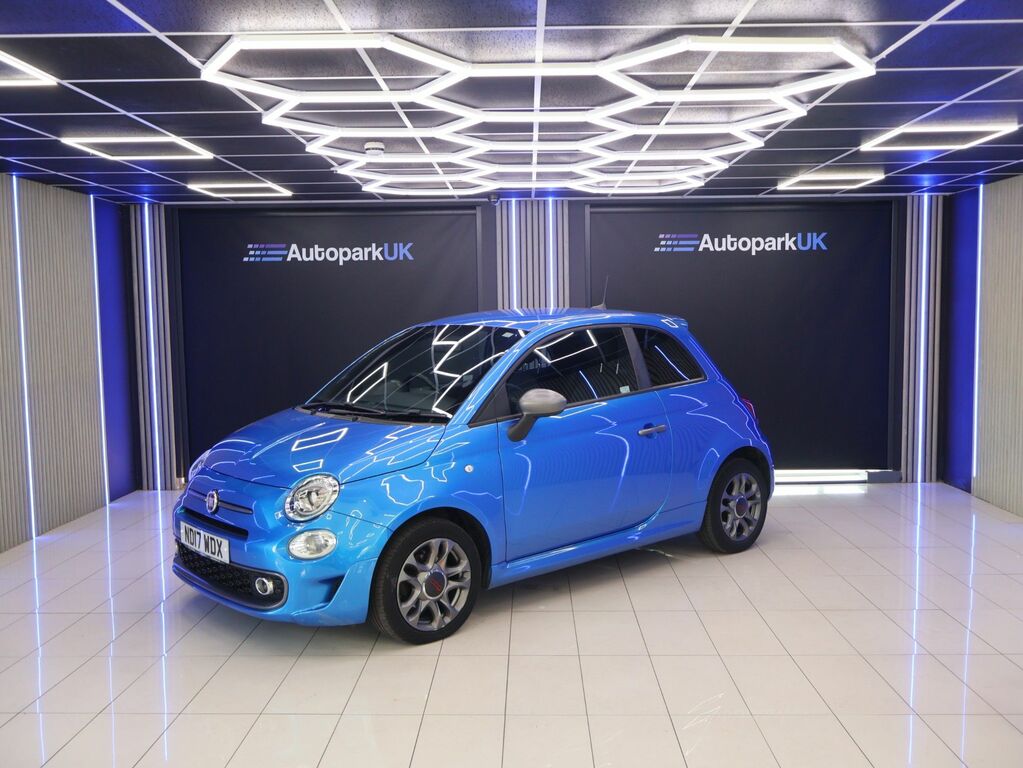 Fiat 500 2017 1.2 S Hatchback Euro 6 Ss Blue #4