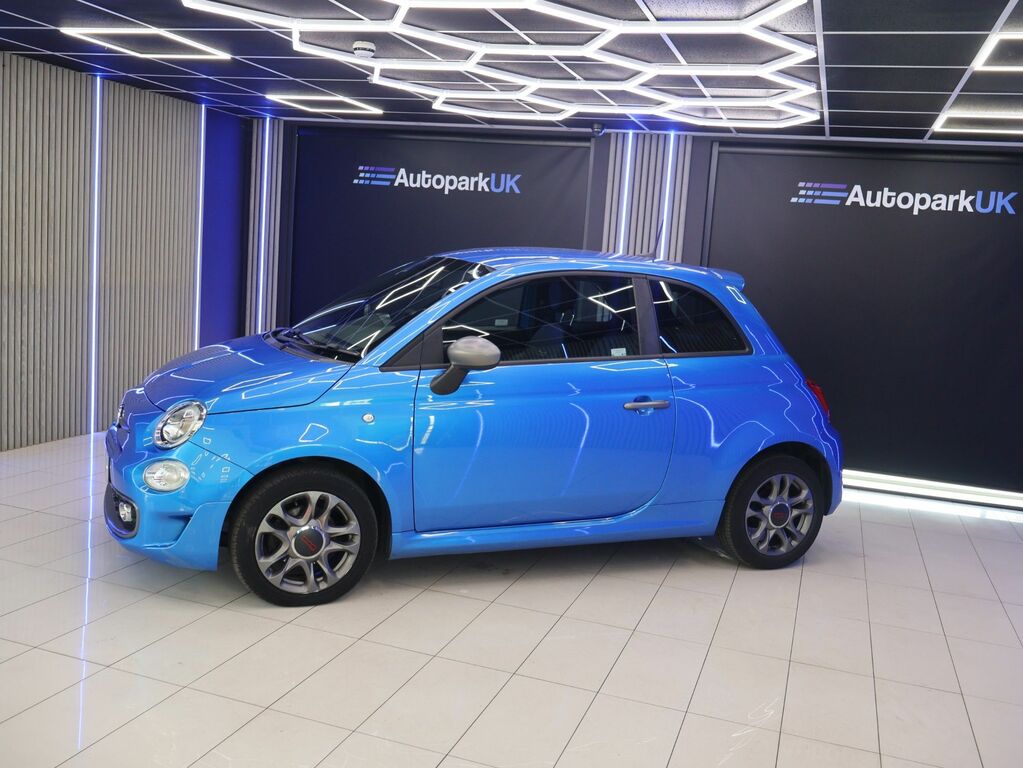 Fiat 500 2017 1.2 S Hatchback Euro 6 Ss Blue #2