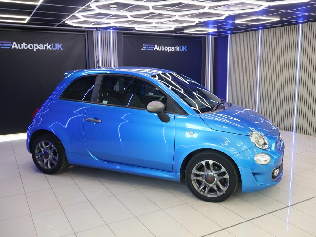 Fiat 500 2017 1.2 S Hatchback Euro 6 Ss Blue #3