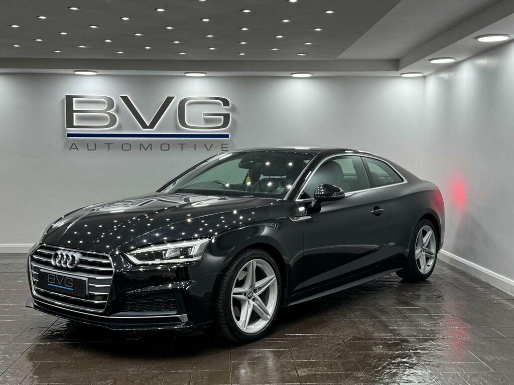 Audi A5 Coupe 2.0 Tfsi 40 S Line S Tronic Euro 6 Ss LY68UEL Black #3