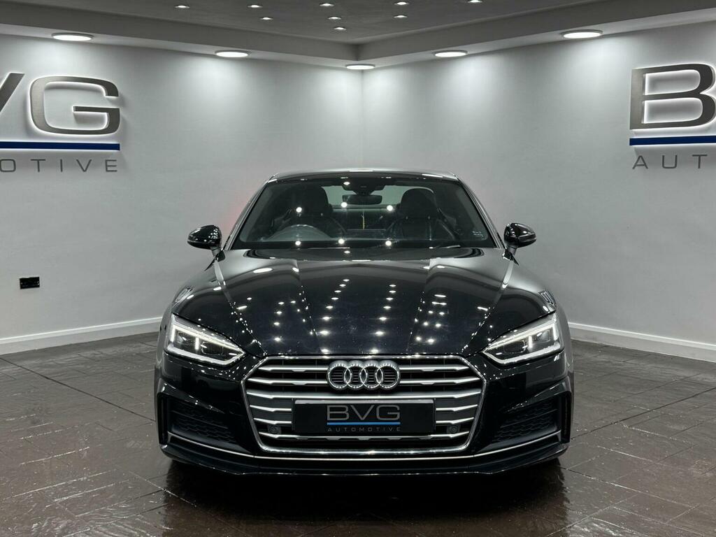 Audi A5 Coupe 2.0 Tfsi 40 S Line S Tronic Euro 6 Ss LY68UEL Black #2