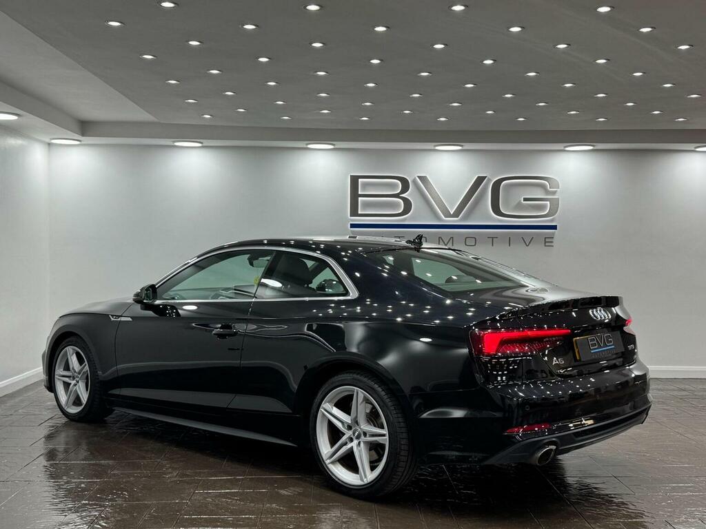 Audi A5 Coupe 2.0 Tfsi 40 S Line S Tronic Euro 6 Ss LY68UEL Black #5