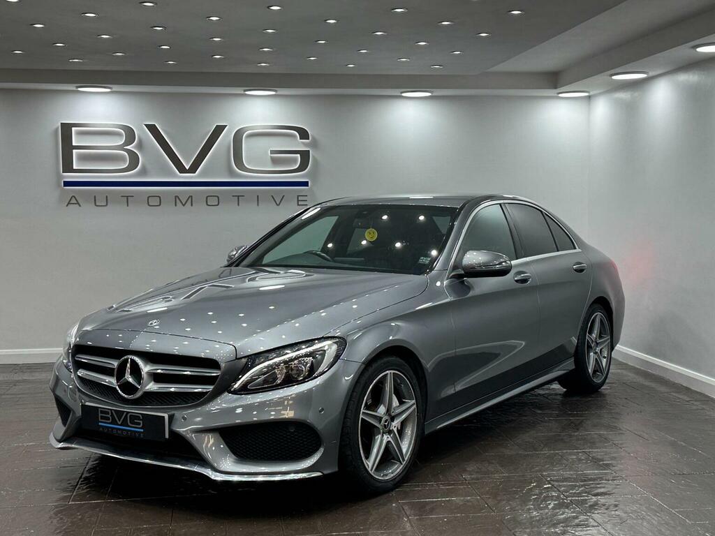 Mercedes-Benz C Class Saloon 2.1 C220d Amg Line G-tronic Euro 6 Ss 4 SN18JDJ Grey #3