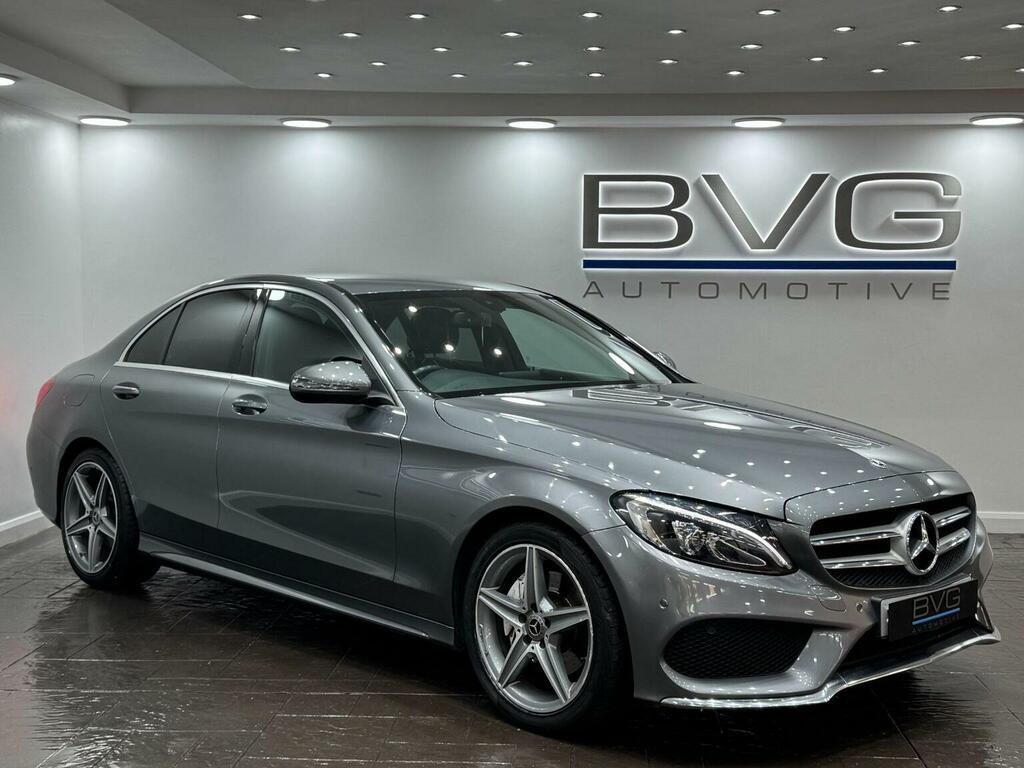 Mercedes-Benz C Class Saloon 2.1 C220d Amg Line G-tronic Euro 6 Ss 4 Grey