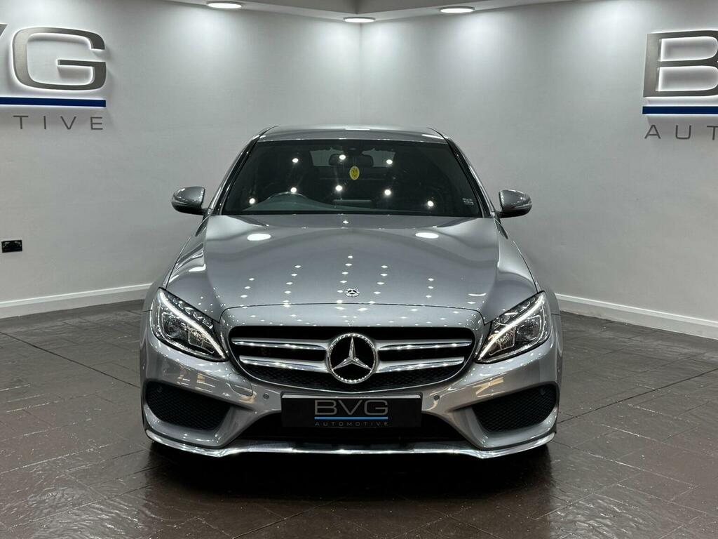 Mercedes-Benz C Class Saloon 2.1 C220d Amg Line G-tronic Euro 6 Ss 4 SN18JDJ Grey #2
