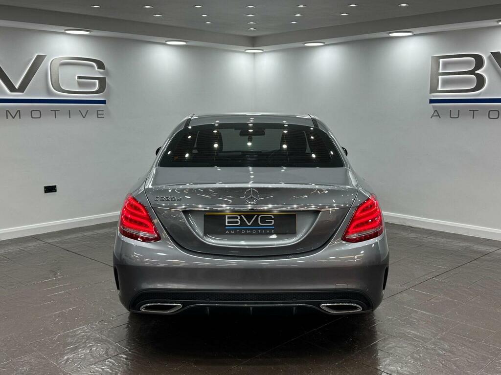 Mercedes-Benz C Class Saloon 2.1 C220d Amg Line G-tronic Euro 6 Ss 4 SN18JDJ Grey #6
