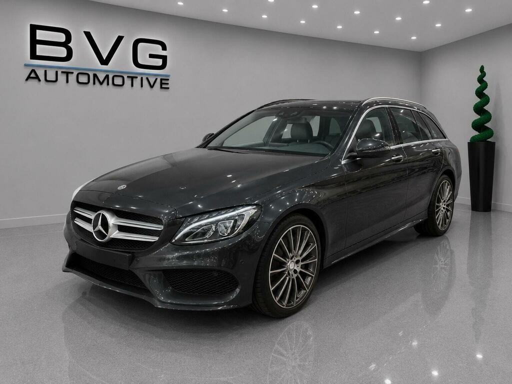 Mercedes-Benz C Class Estate 2.1 C220d Amg Line Premium Plus G-tronic Black