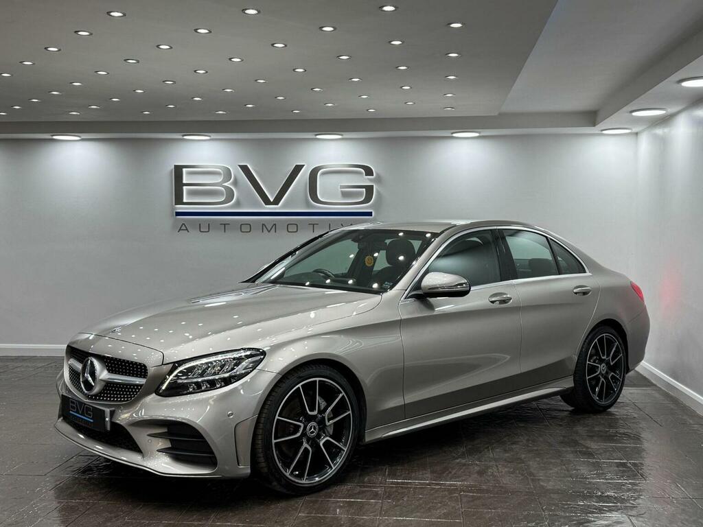Mercedes-Benz C Class Saloon 2.0 C220d Amg Line G-tronic Euro 6 Ss 4 Silver #3