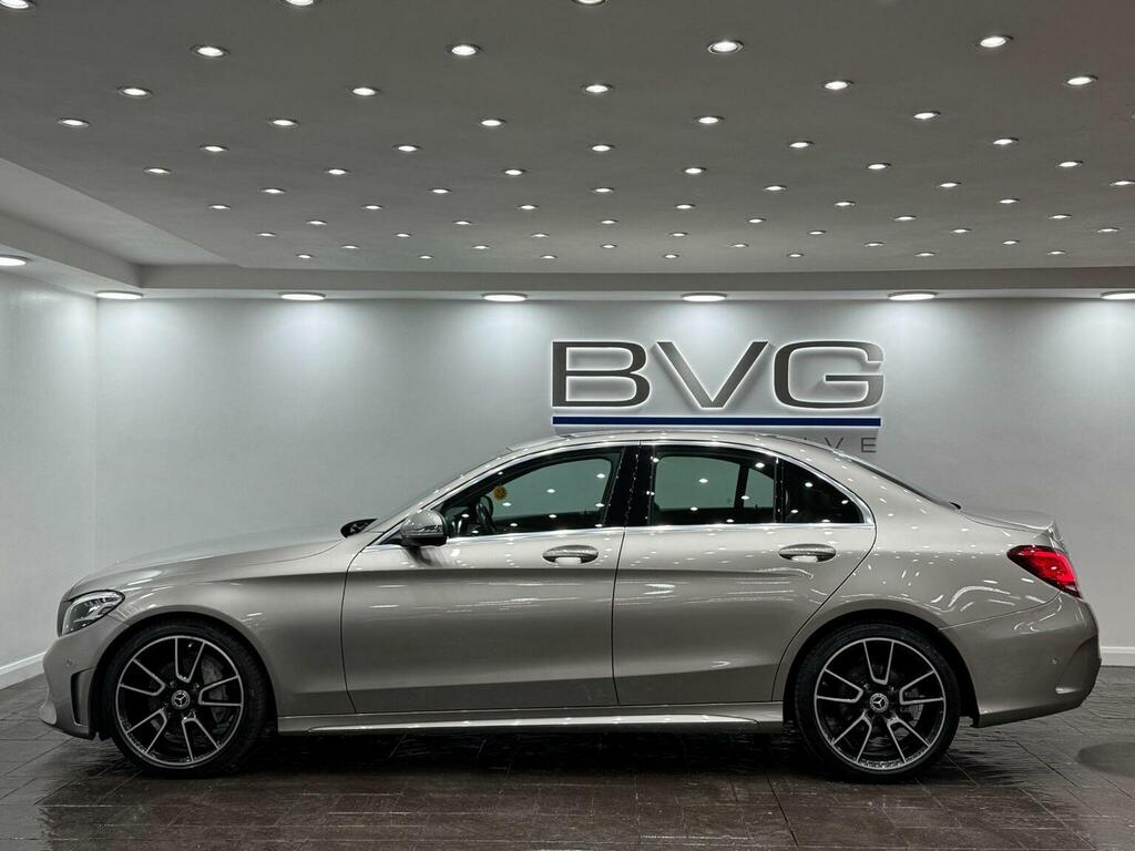Mercedes-Benz C Class Saloon 2.0 C220d Amg Line G-tronic Euro 6 Ss 4 Silver #5