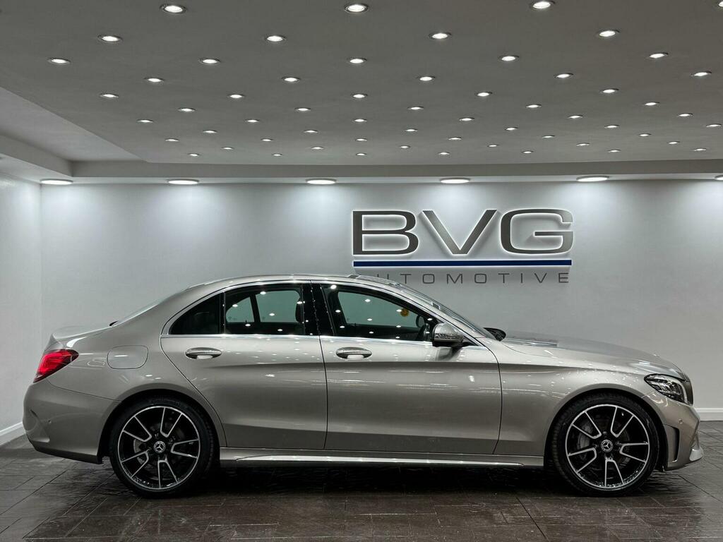 Mercedes-Benz C Class Saloon 2.0 C220d Amg Line G-tronic Euro 6 Ss 4 Silver #4